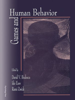 cover image of Games and Human Behavior